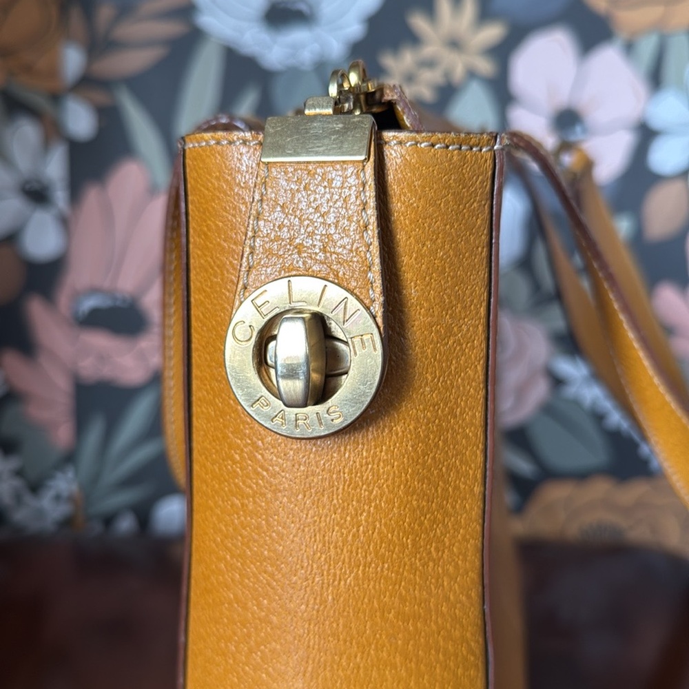 Celine Leather 2 Way Tote - Picture 5 of 8